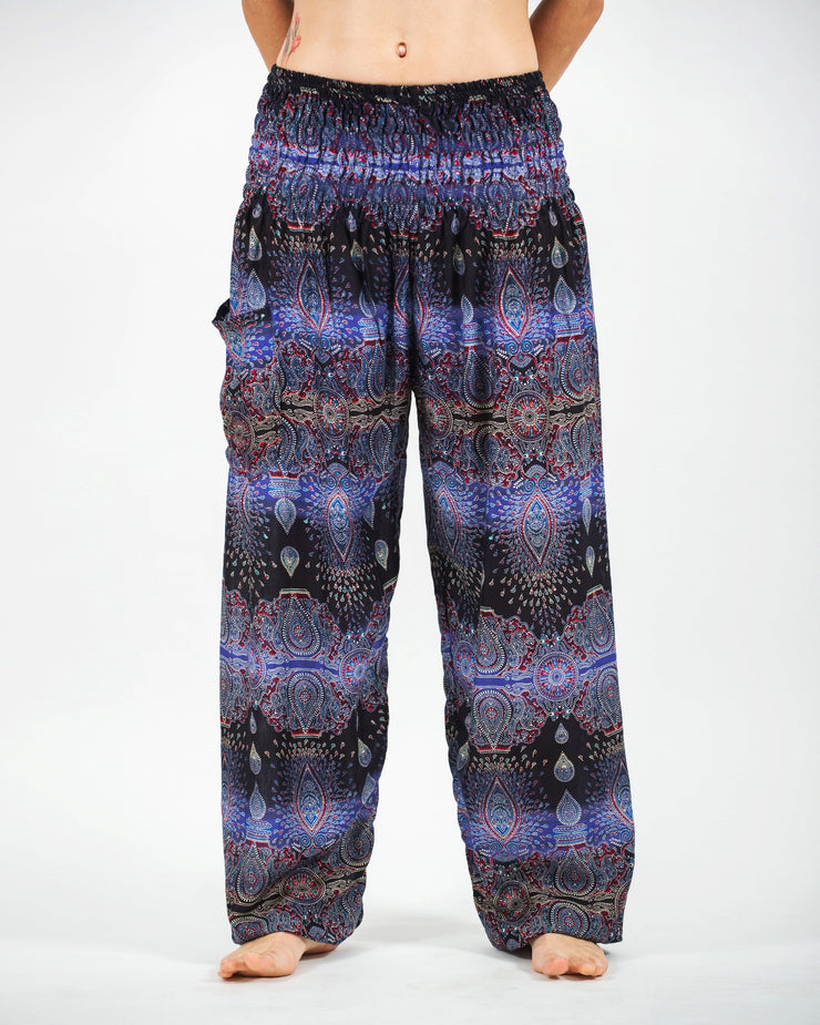 Paisley Women's Harem Pants in Blue