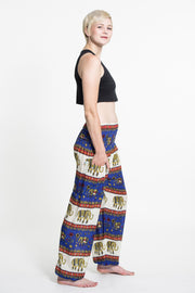 Elephant Bliss Women's Elephant Pants in Blue