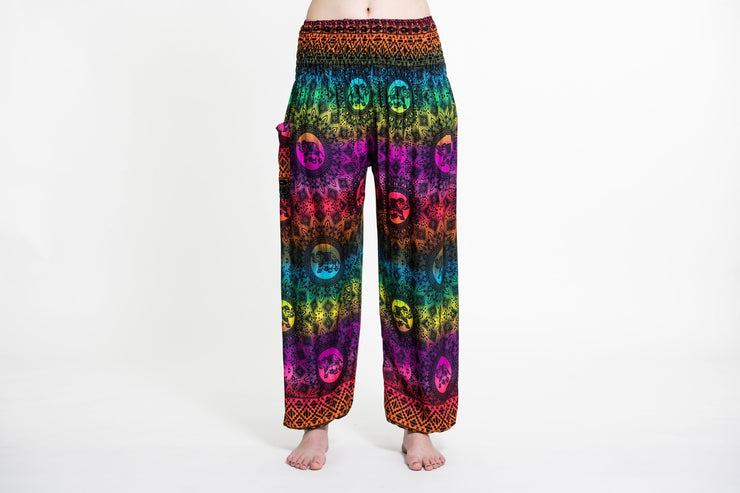 Rainbow Elephant Women's Elephant Pants in Purple