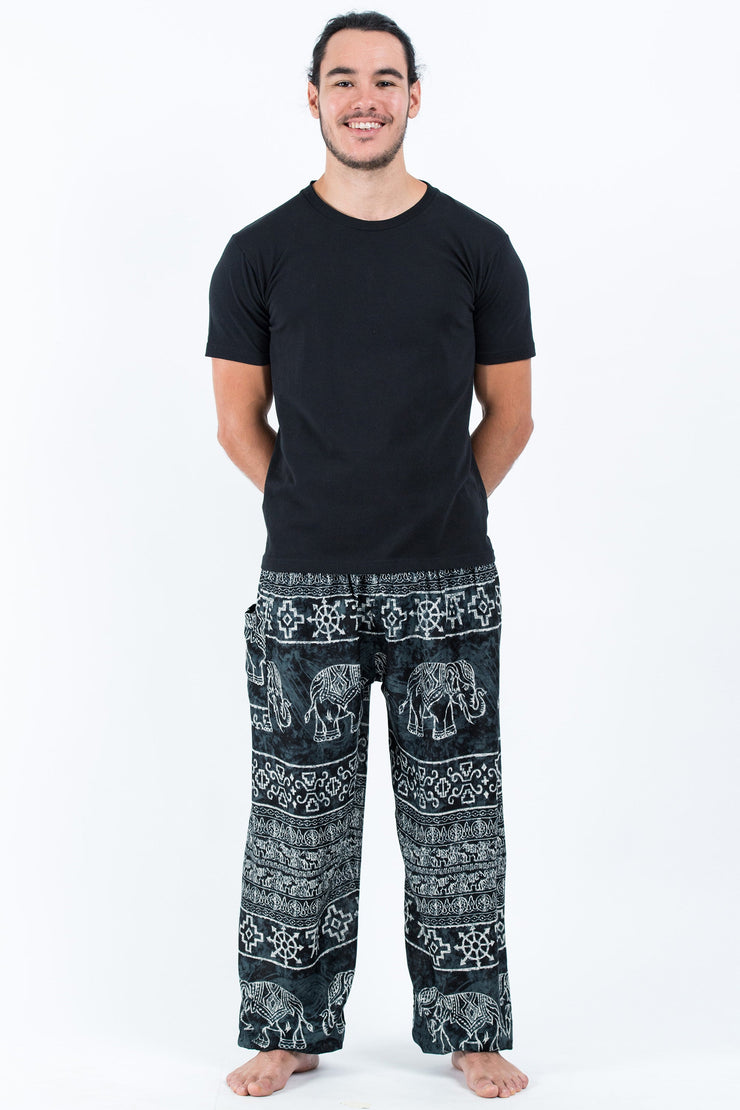 Marble Elephant Men's Elephant Pants in Black