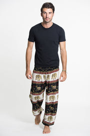 Elephant Bliss Men's Elephant Pants in Black