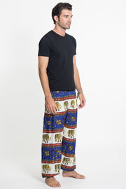 Elephant Bliss Men's Elephant Pants in Blue