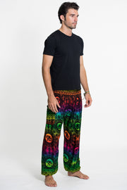 Rainbow Elephant Men's Elephant Pants in Green