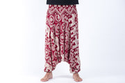 Imperial Elephant Drop Crotch Men's Elephant Pants in Red