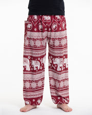 Parade Elephant Tall Harem Pants in Red