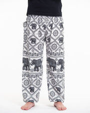 Diamond Elephant Tall Harem Pants in White