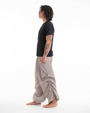 Men's Ribbed Tencel Cotton Blend Pants in Brown