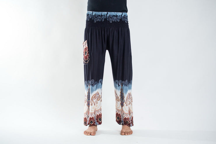 Solid Top Elephant Men's Elephant Pants in Black