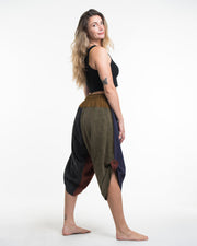 Women's Patchwork Stonewash Cropped Pants