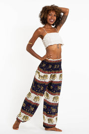 Elephant Bliss Women's Elephant Pants in Navy