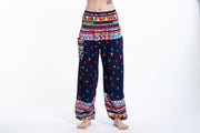 Triangles Women's Harem Pants in Navy