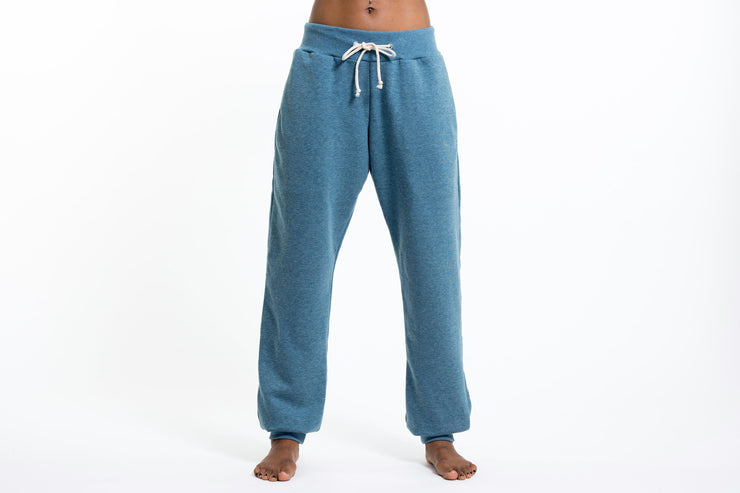 Women's Terry Pants with Aztec Pockets in Blue (Size S - XL )