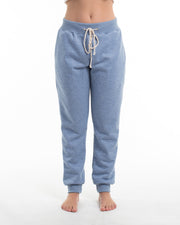 Women's Terry Pants with Tribal Pockets in Light Blue (Size M - XL)