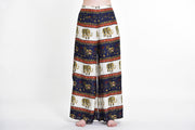 Elephant Bliss Palazzo Style Elephant Pants in Navy