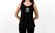 Loose Soft Vintage Style Women's Tank Tops Dream Catcher Black