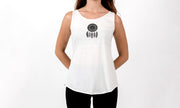 Loose Soft Vintage Style Women's Tank Tops Dream Catcher White