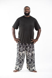 Plus Size Imperial Elephant Men's Elephant Pants in Black