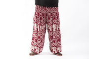 Plus Size Imperial Elephant Men's Elephant Pants in Red